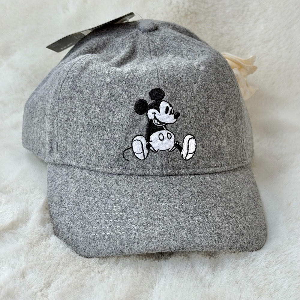 Gray Mickey Mouse Hat